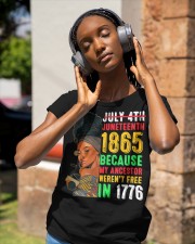 Juneteenth 1865 Classic T-Shirt apparel-ladies-t-shirt-lifestyle-front-84