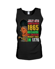 Juneteenth 1865 Unisex Tank tile