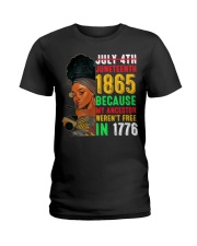 Juneteenth 1865 Ladies T-Shirt tile
