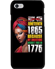 Juneteeth 1865 Phone Case tile