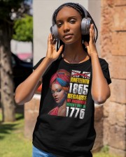 Juneteeth 1865 Classic T-Shirt apparel-ladies-t-shirt-lifestyle-front-83