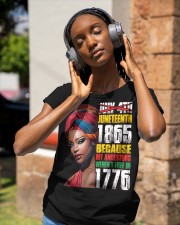 Juneteeth 1865 Classic T-Shirt apparel-ladies-t-shirt-lifestyle-front-84