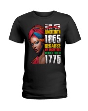 Juneteeth 1865 Ladies T-Shirt tile