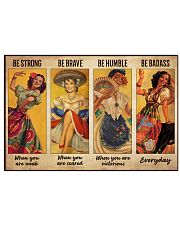 BE STRONG WHEN YOU ARE WEAK 17x11 Poster front
