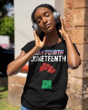 Juneteenth Classic T-Shirt apparel-ladies-t-shirt-lifestyle-front-84