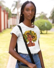 Afro Sunflower Classic T-Shirt apparel-ladies-t-shirt-lifestyle-front-85