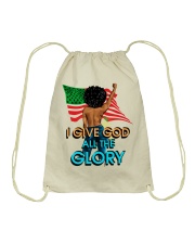I Give God All The Glory Drawstring Bag tile