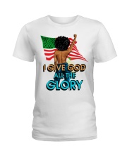 I Give God All The Glory Ladies T-Shirt tile