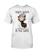 Black Queen The Most Powerful Piece In The Game Classic T-Shirt front