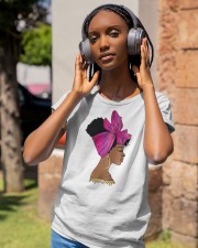 Afro Queen Classic T-Shirt apparel-ladies-t-shirt-lifestyle-front-83