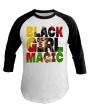 Black Girl Magic Baseball Tee tile