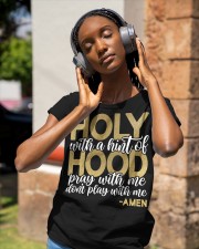 Holy Hood Classic T-Shirt apparel-ladies-t-shirt-lifestyle-front-84