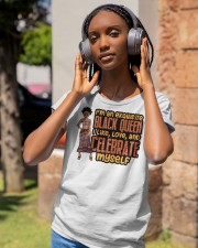 Black Queen Classic T-Shirt apparel-ladies-t-shirt-lifestyle-front-83