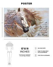Horse - God Once Said 17x11 Poster aos-poster-landscape-17x11-lifestyle-37