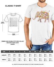 Flower Elephant Classic T-Shirt custom-t-shirts-classic-lifestyle-front-198