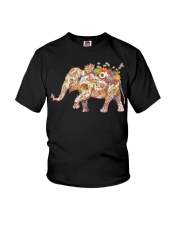 Flower Elephant Youth T-Shirt tile