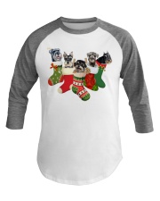 Christmas Gift For Schnauzer Baseball Tee tile