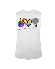 Peace Love Melanin Sleeveless Tee tile