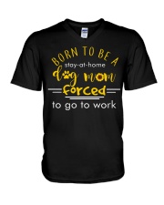Dog Mom V-Neck T-Shirt tile