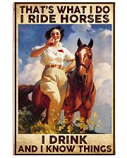 That's What I Do I Ride Horses 11x17 Poster front