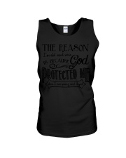 The Reason I'm Old And Wise Is Because God Protected Me Unisex Tank tile
