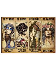 BE STRONG WHEN YOU ARE WEAK 17x11 Poster front