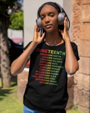 Juneteenth 6 Classic T-Shirt apparel-ladies-t-shirt-lifestyle-front-83