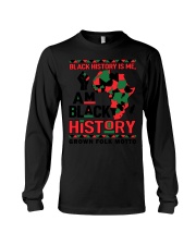 Black History Is Me Long Sleeve Tee tile