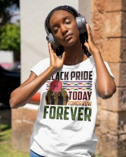 Black Pride Classic T-Shirt apparel-ladies-t-shirt-lifestyle-front-84