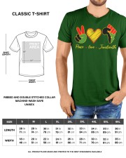 Peace Love Juneteenth Classic T-Shirt custom-t-shirts-classic-lifestyle-front-198