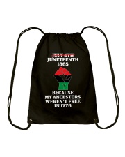 Juneteenth 1865 Drawstring Bag tile