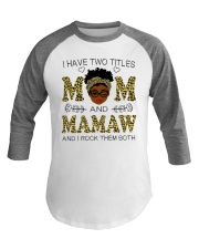Mom And Mamaw Baseball Tee tile