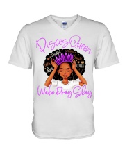 Pisces Queen V-Neck T-Shirt tile