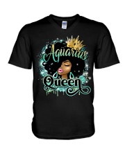 Aquarius V-Neck T-Shirt tile