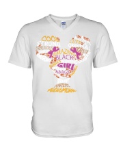 Amazing Black V-Neck T-Shirt tile