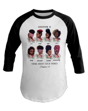 Whatever Is Think About Such Things Baseball Tee tile