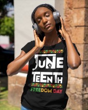 Juneteenth Freedom DAy Classic T-Shirt apparel-ladies-t-shirt-lifestyle-front-84