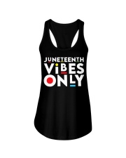 Juneteenth Vibes Only Ladies Flowy Tank tile