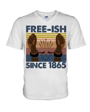 Freeish Since 1865 V-Neck T-Shirt tile