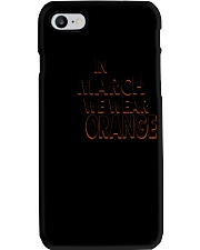 In March We Wear Orange Phone Case tile