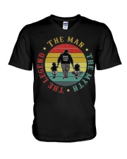 The Legend The Man The Myth V-Neck T-Shirt tile