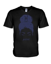 Pisces V-Neck T-Shirt tile