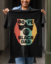 Dope Black Dad Classic T-Shirt apparel-classic-tshirt-lifestyle-front-129