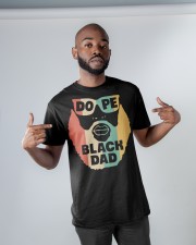 Dope Black Dad Classic T-Shirt apparel-classic-tshirt-lifestyle-front-32