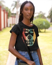 Dope Black Dad Classic T-Shirt apparel-ladies-t-shirt-lifestyle-front-85