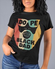 Dope Black Dad Classic T-Shirt custom-t-shirts-classic-lifestyle-front-421