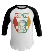 Dope Black Dad Baseball Tee tile