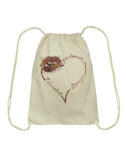 Educated Melanated Bougie Drawstring Bag tile