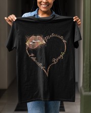 Educated Melanated Bougie Classic T-Shirt apparel-classic-tshirt-lifestyle-front-129