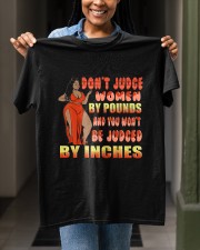 Don't Judge Women By Pounds Classic T-Shirt apparel-classic-tshirt-lifestyle-front-129
